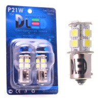 Автомобильная светодиодная лампа P21/5W - 1157 - 13 SMD 5050 (2шт.)