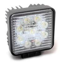 Фара рабочего света квадратная 9 led 27w (2шт.)