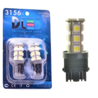 Светодиодная автолампа P27W  - 18 SMD 5050 3156 (2шт.)