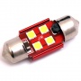 Автомобильная светодиодная лампа C5W FEST 36 мм - 4 SMD 3030 с обманкой (2шт.)