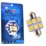 Светодиодная автолампа C5W FEST 5 - 6 SMD 31мм SV8  (2шт.)